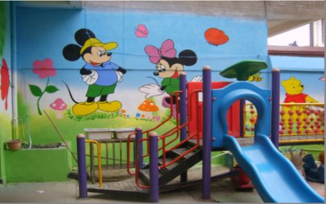 泉州市幼儿园室外彩绘